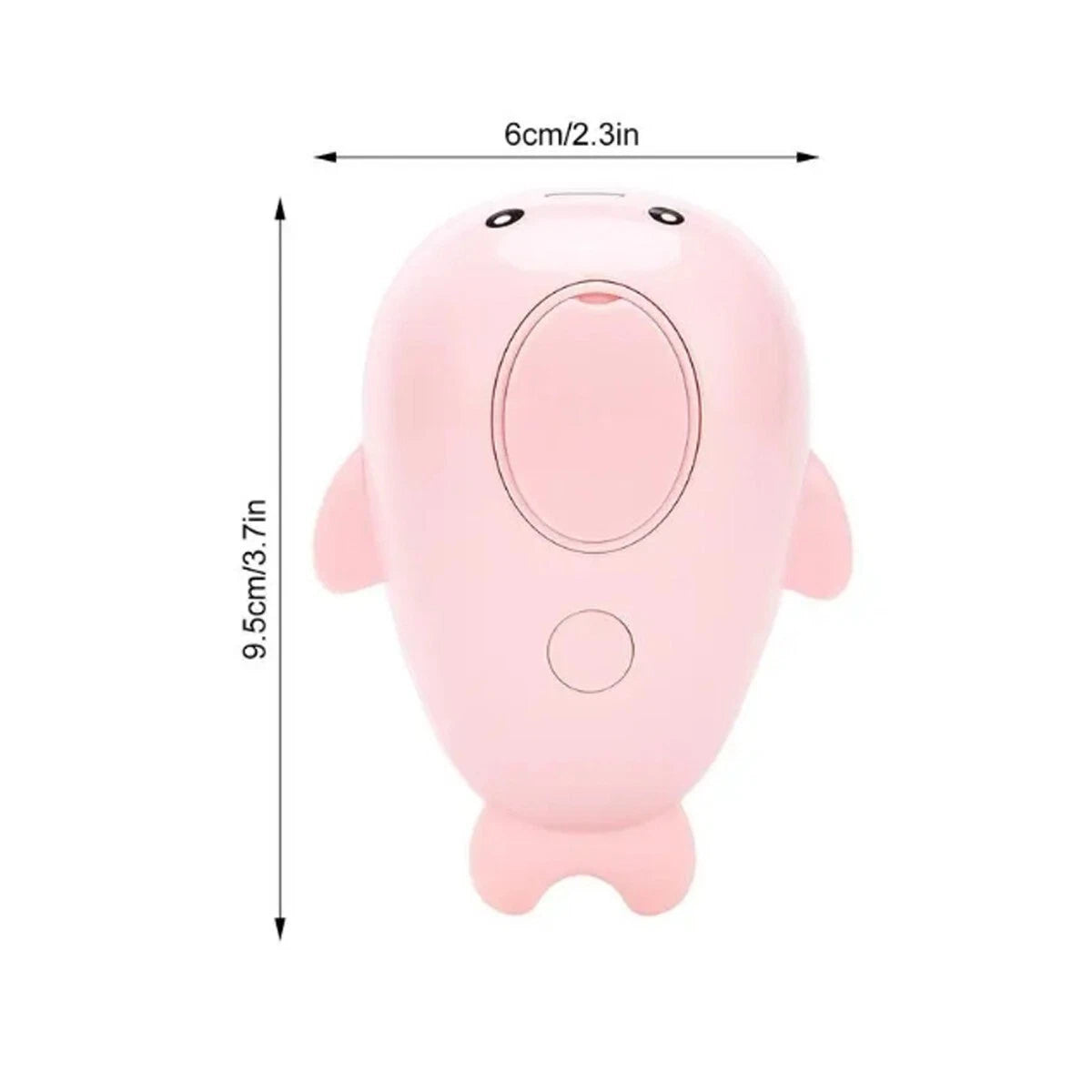 Spazzola Morbida Spray Massaggio Ricaricabile Delfino per Cani e Gatti