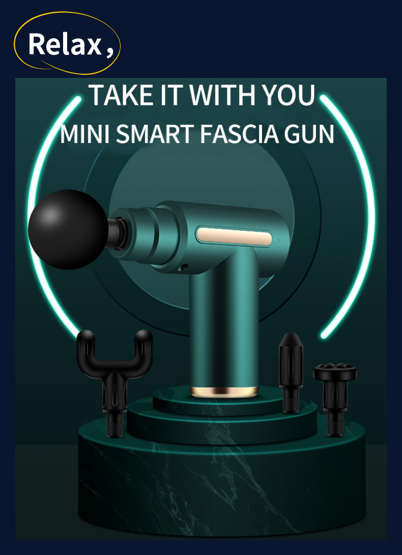 MINI PISTOLA MASSAGGI VIBRAZIONI A PERCUSSIONE MASSAGGIATORE MUSCOLARE - SmartKitsStore